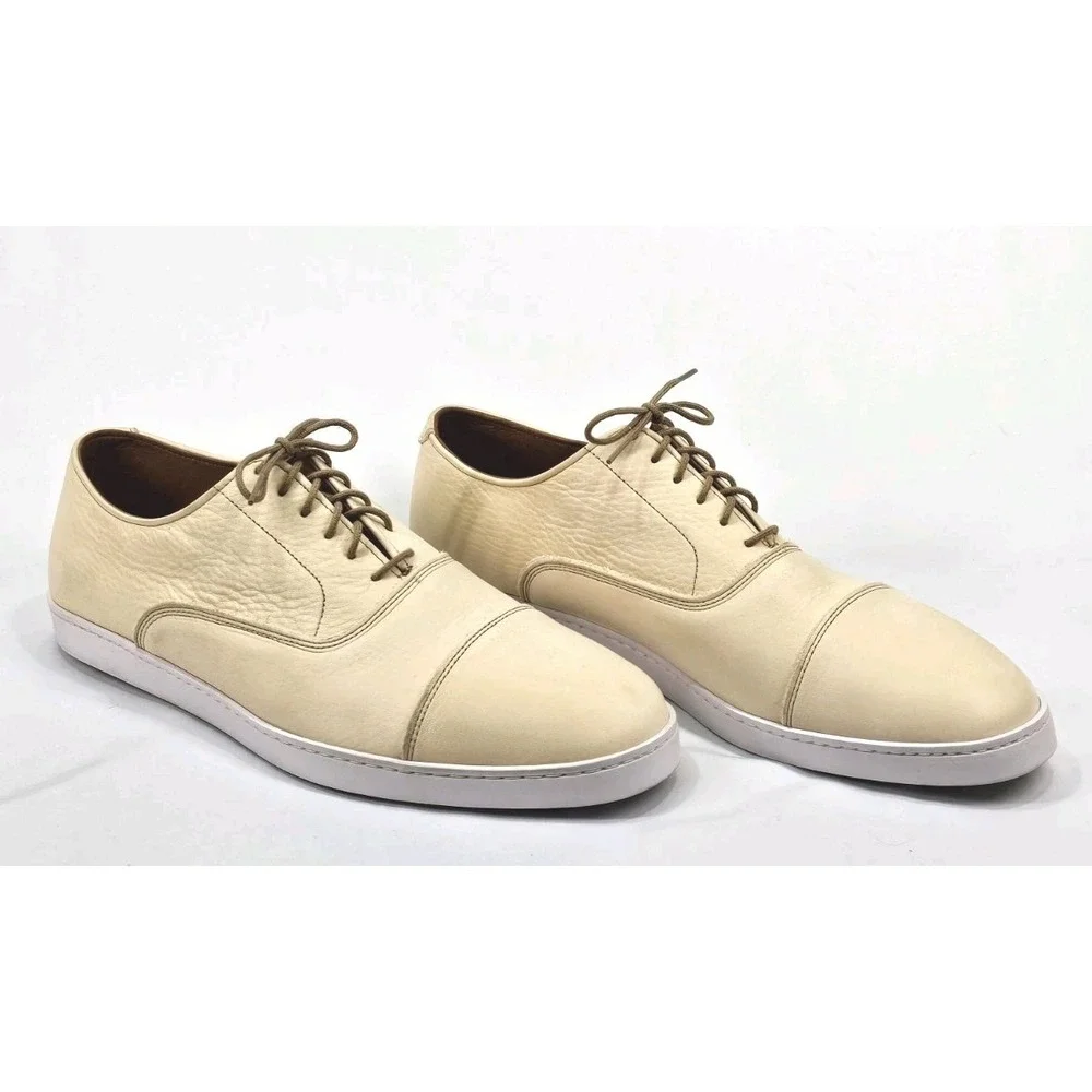 Allen Edmonds Park Avenue Cap-toe Oxford Dress Sneaker Size 12D Leather